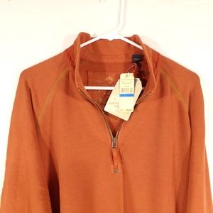 NEW Tommy Bahama Denim 1/4 Zip pullover, size XL